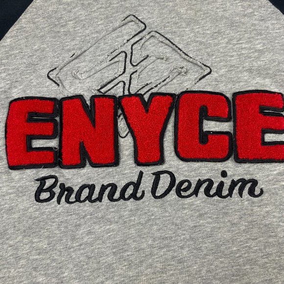 Vintage Enyce Long Sleeve Raglan T Shirt Men's Large Hip Hop Rap Streetwear - Picture 3 of 10